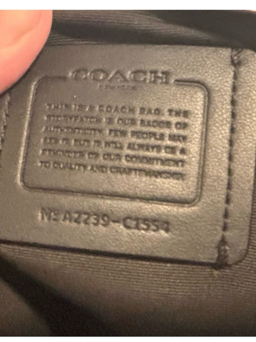 Coach Signature Brown and Black Crossbody Bag - Picture 4 of 10